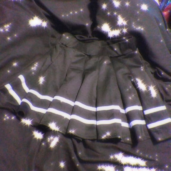 Goth pleated cheerleader skirt - Picture 8 of 13